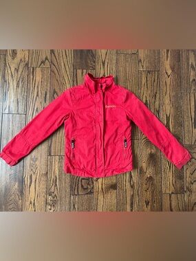 Bench Kids Red Raincoat with Zip Pockets